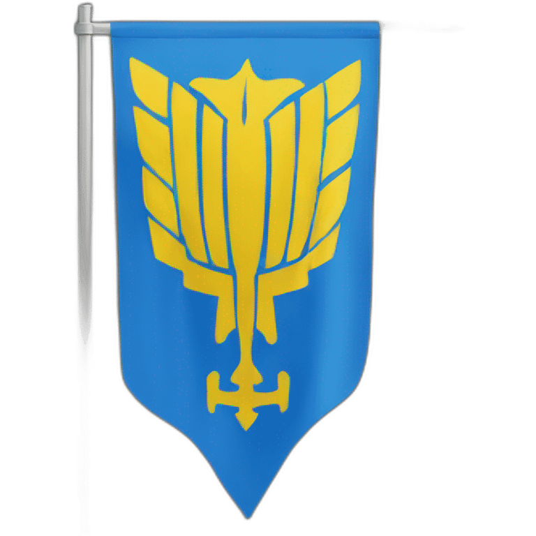 Ukrainian Insurgent Army flag emoji