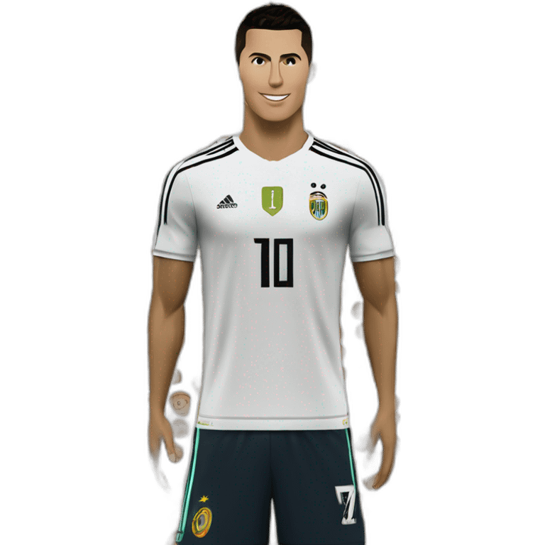 Cristiano Ronaldo dans l équipe de l albanie emoji