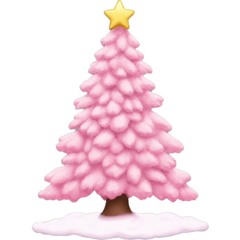 Pink aesthetic Christmas tree ￼ emoji