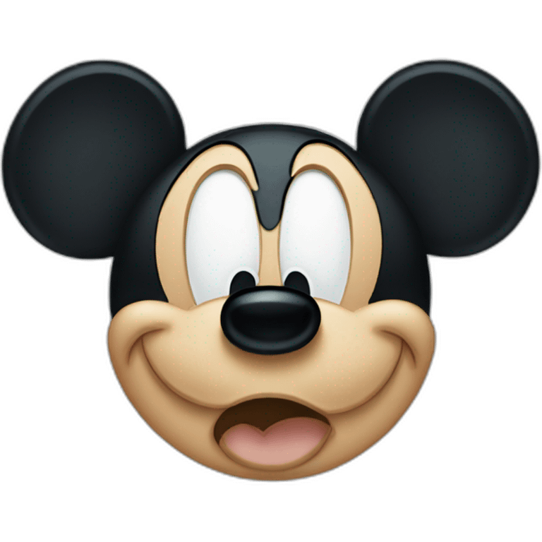 crying tears mickey mouse emoji