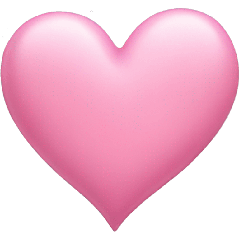 Pink pastel heart  emoji