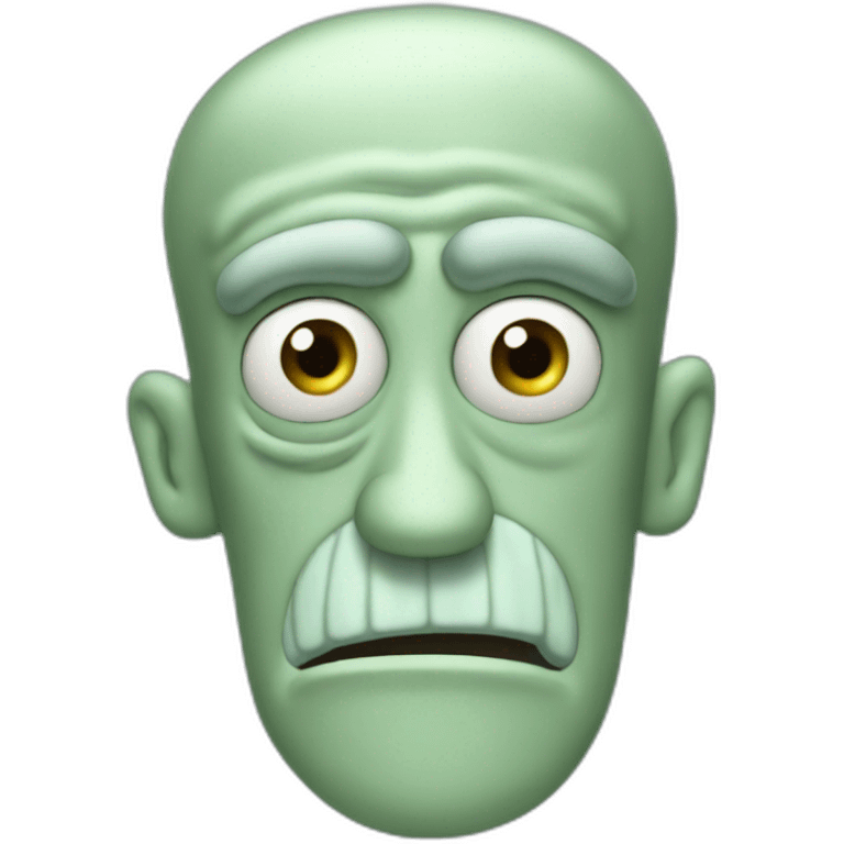 Squidward Squarepants emoji