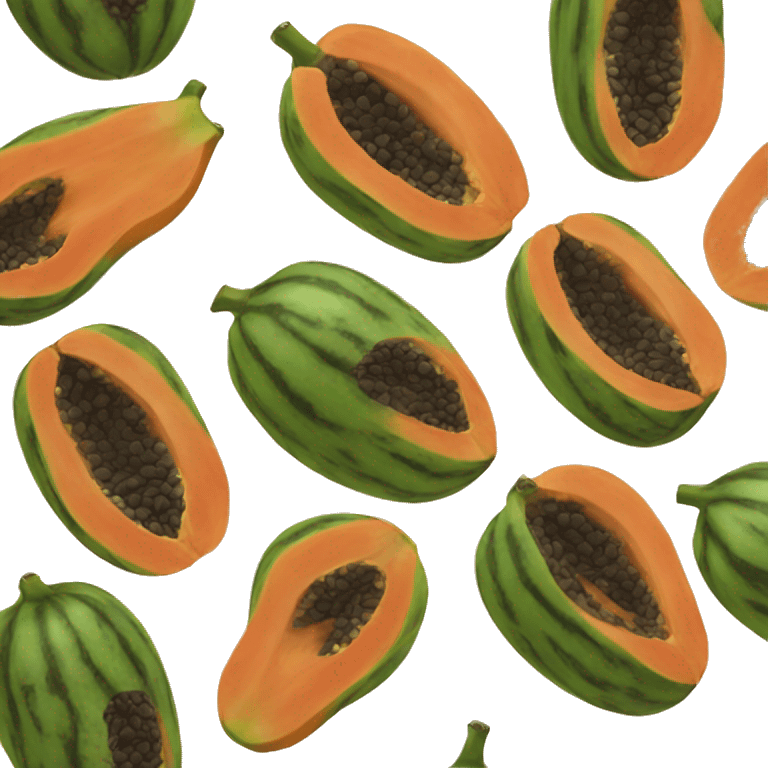 Papaya emoji