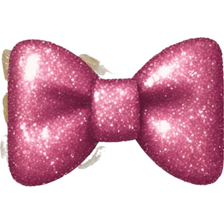 Glitter bow emoji