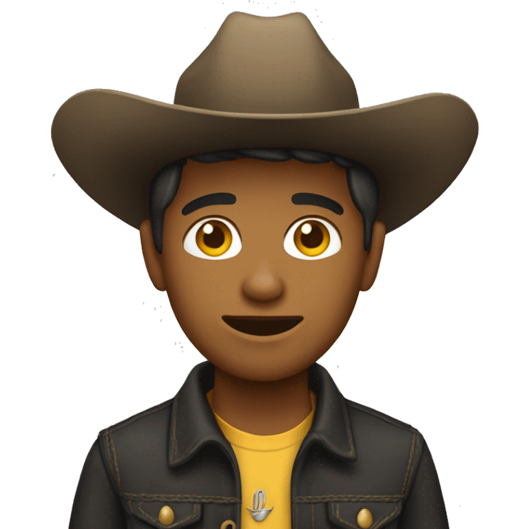 Un vaquero adolescente emoji