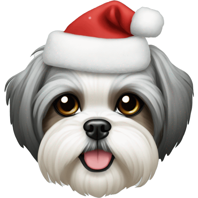 Christmas withe Shih Tzu  emoji