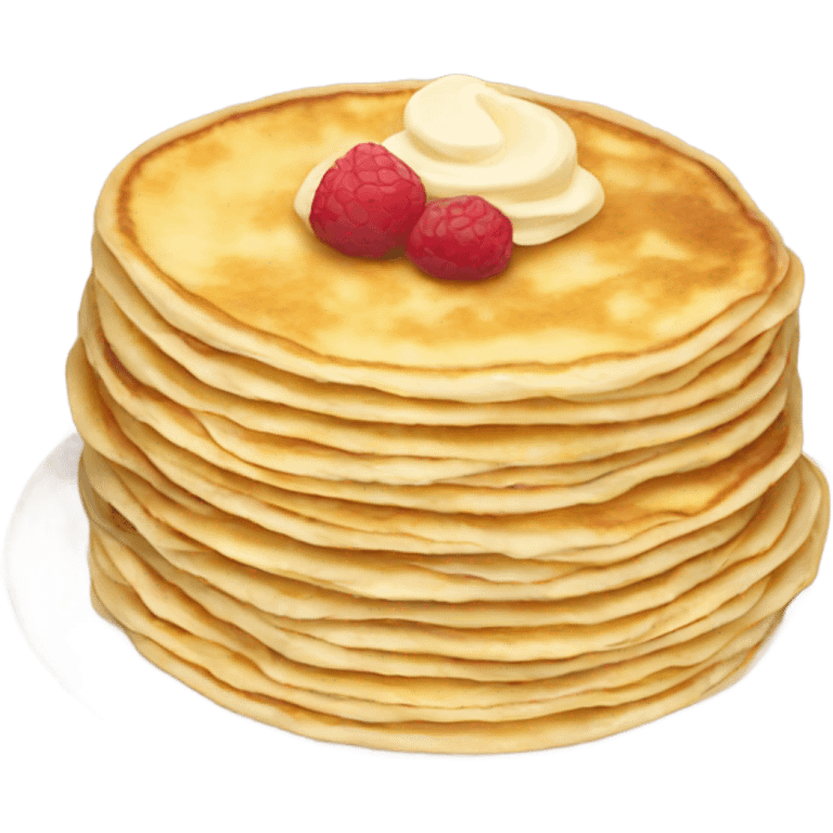 Stack of crepes emoji