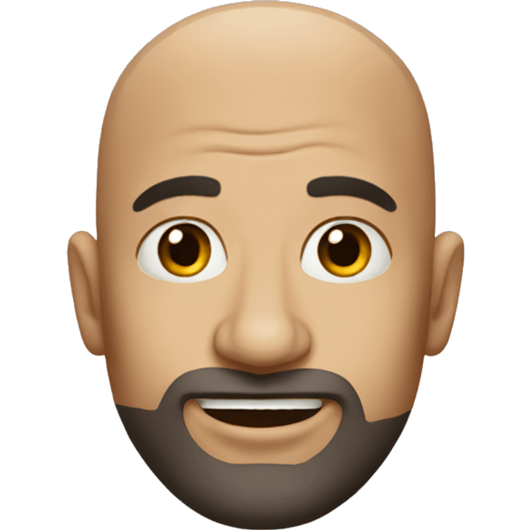 Bald man emoji