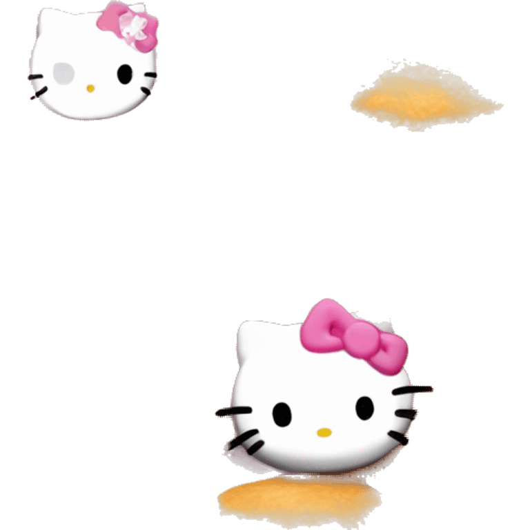 Hello Kitty nuggets  emoji