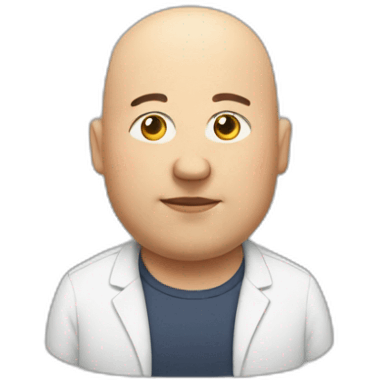 bald fat man emoji