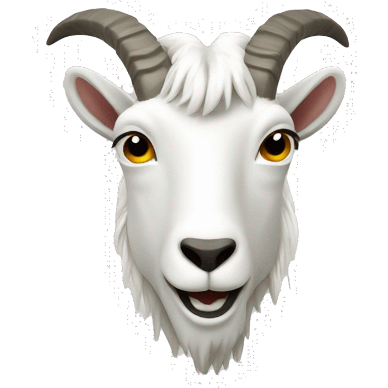 mountain goat white emoji