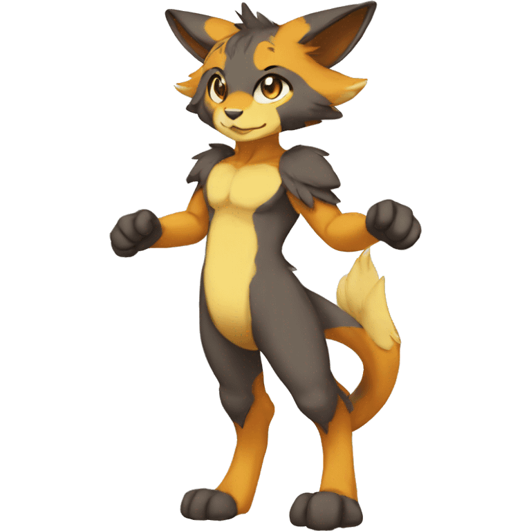 Anthro Sona Fakemon Full Body emoji