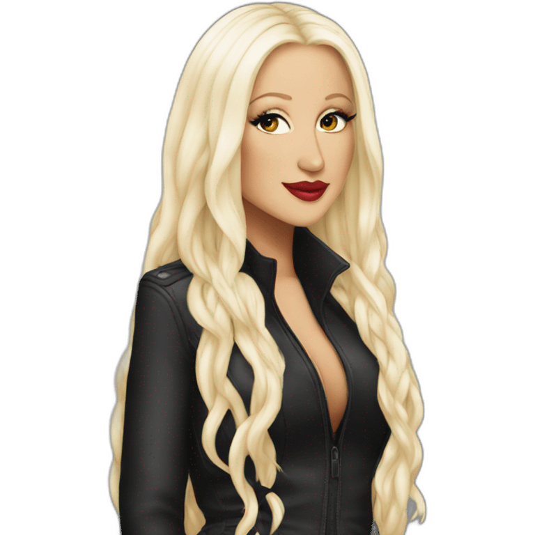 christina aguilera emoji