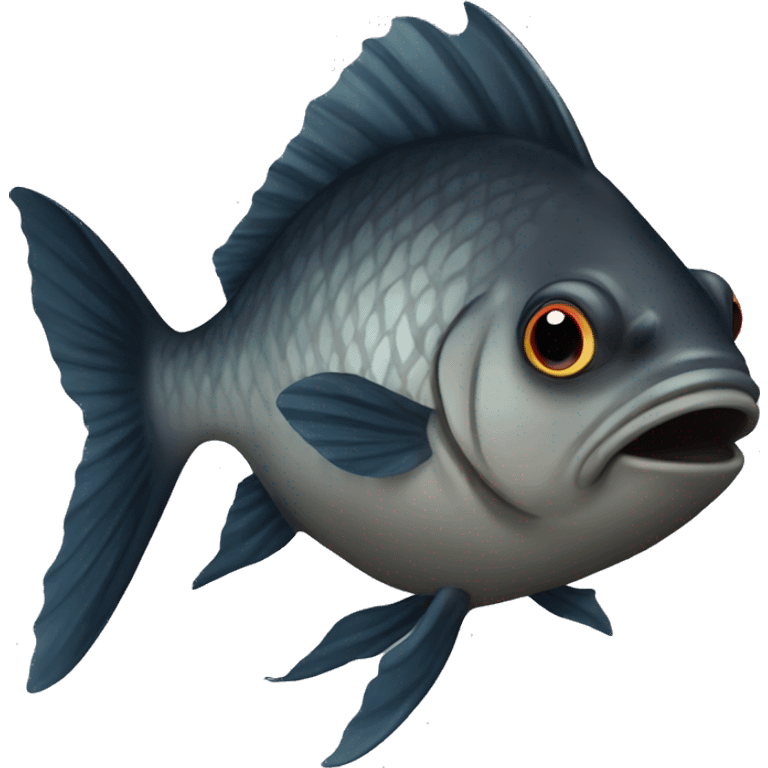 black fisch emoji