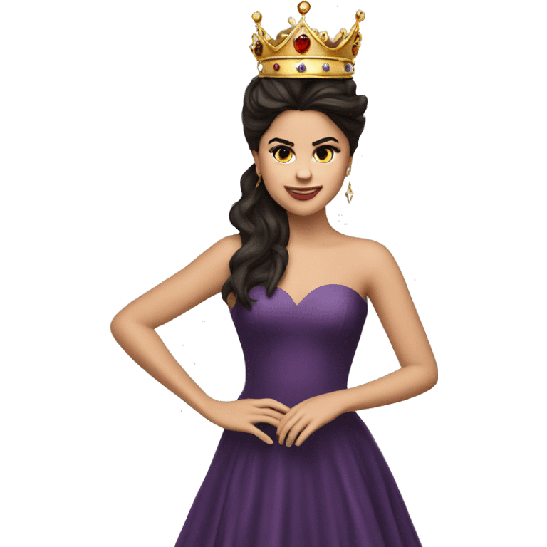 selena gomez with crown emoji