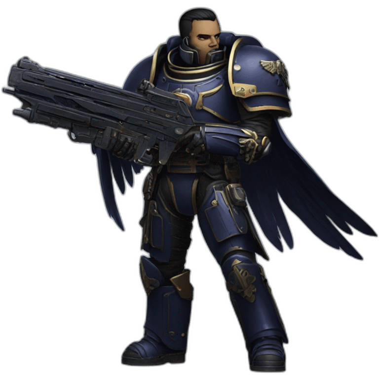 Raven, space marine, 40k, corax emoji