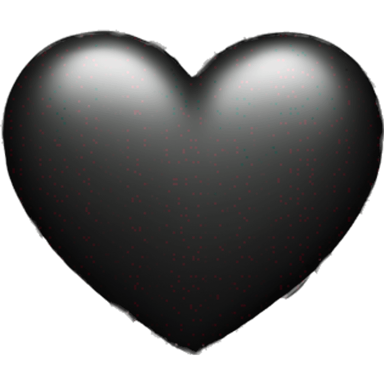 Heart black emoji