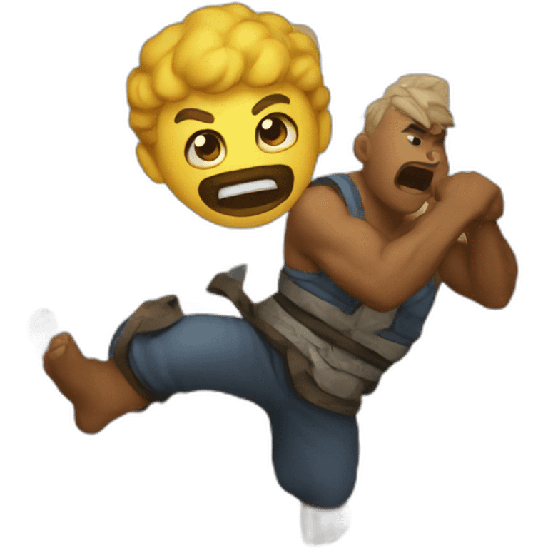 Fighting emoji