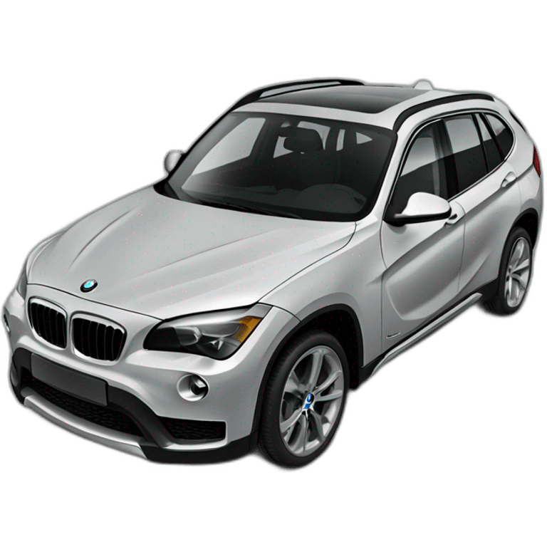 Black BMw X1 2033 emoji