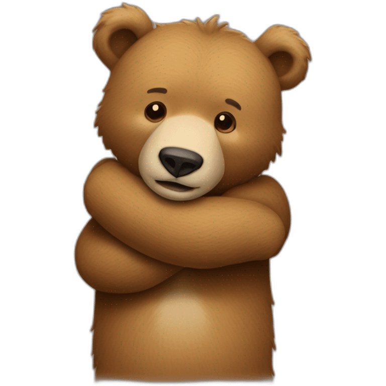 Bear hug emoji