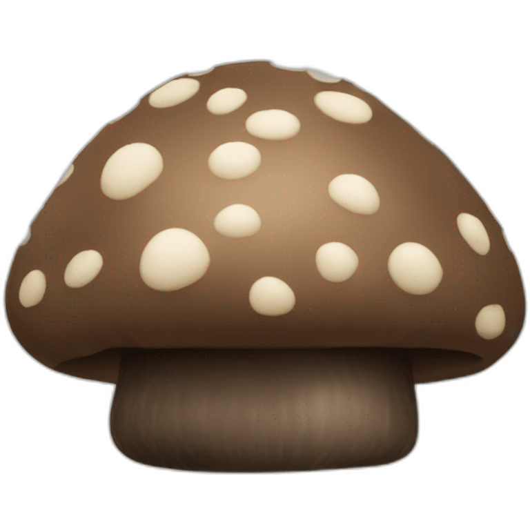 mushroom truffle emoji