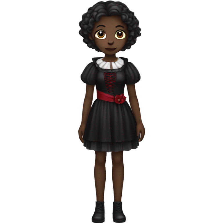 Girl vampire dress emoji