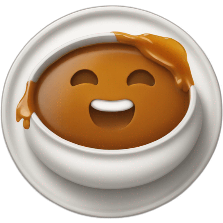 plate of gravy emoji