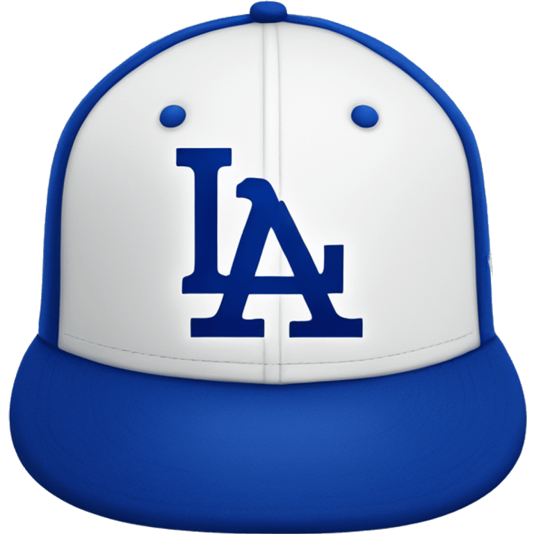 la dodgers LOGO sparking ON A HAT emoji