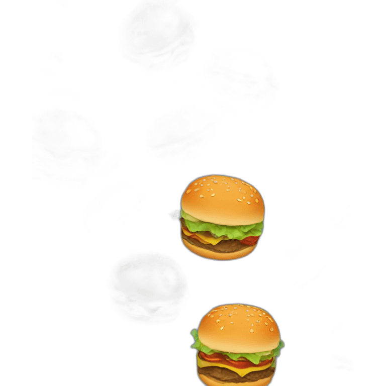 hamburger without cheese emoji