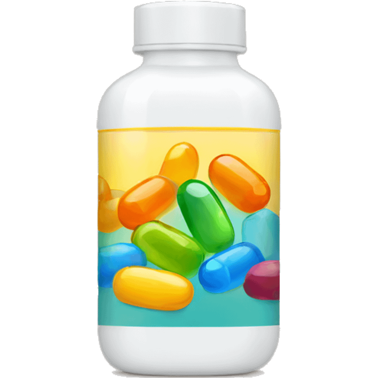 a bottle of vitamins emoji