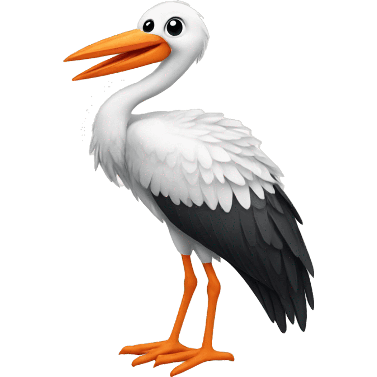 loving stork emoji