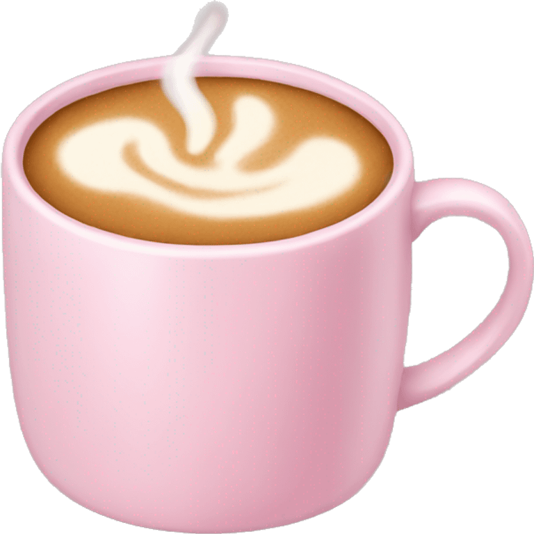 Light pink coffee  emoji