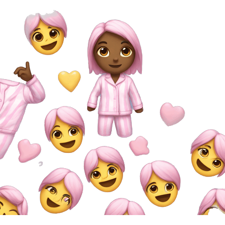 Aesthetic girly pajamas emoji