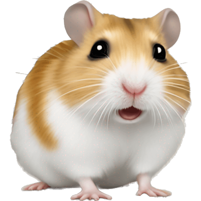 hamster with Burj Al Arab emoji