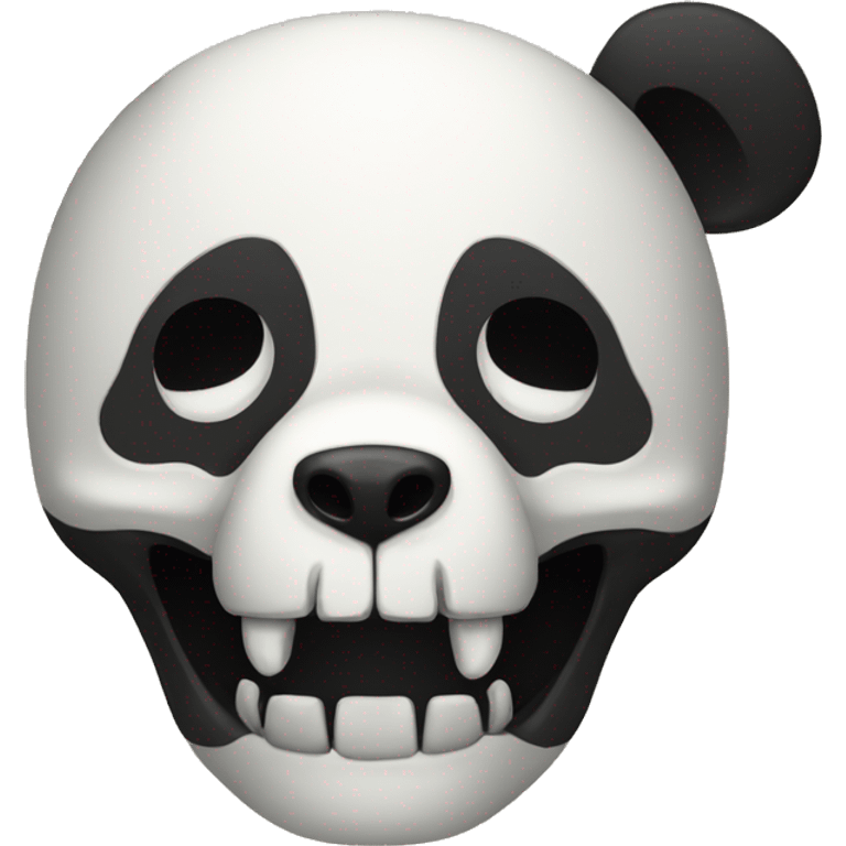 panda skull emoji