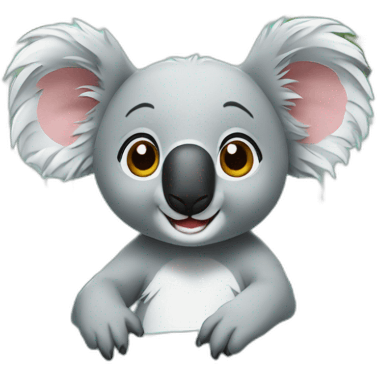 koala in a jacuzzi emoji