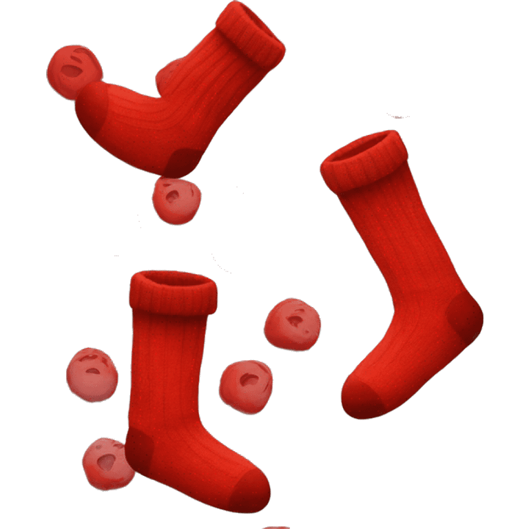 Red socks  emoji