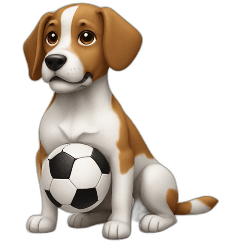 dog-playing-football emoji