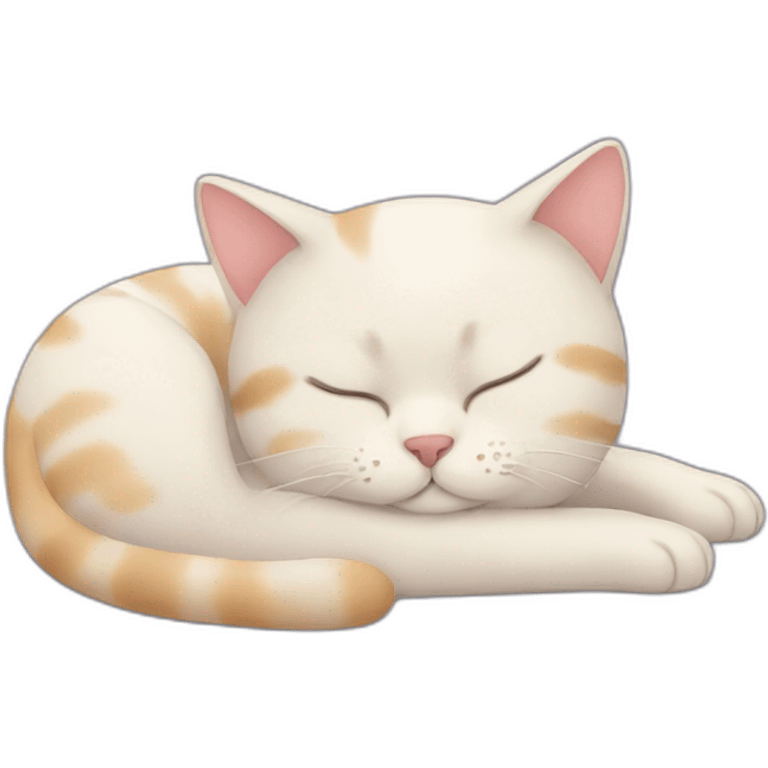 Cat sleep emoji