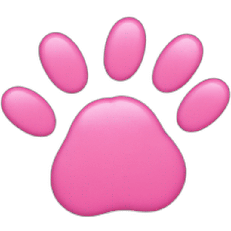 Pink cat’s paws emoji