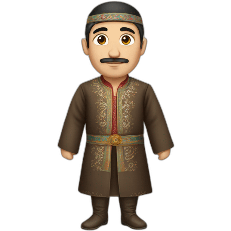 Azerbaijani man in traditional costume emoji