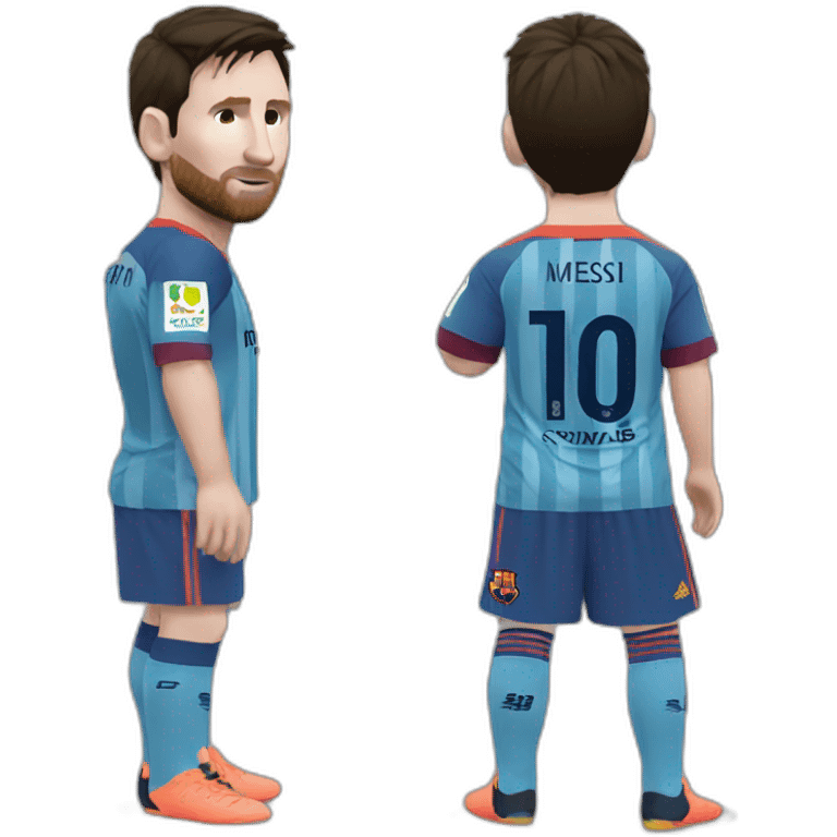 Messi est choquer emoji