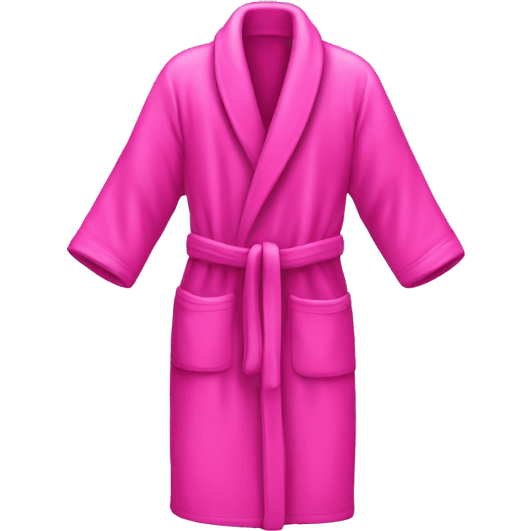 hot pink bathrobe emoji