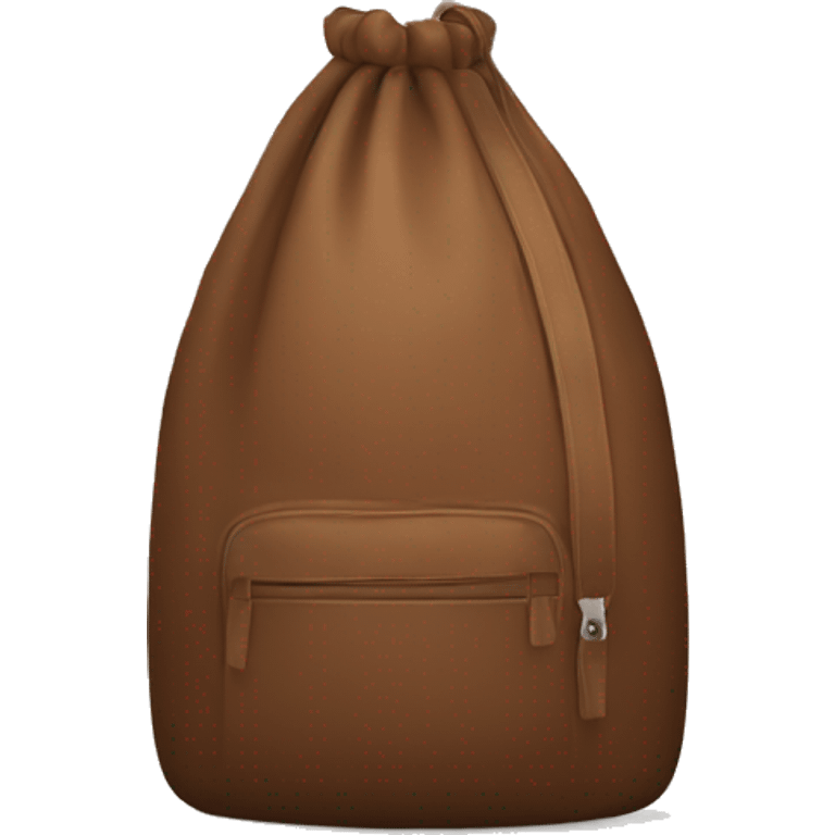 Brown sports bag emoji