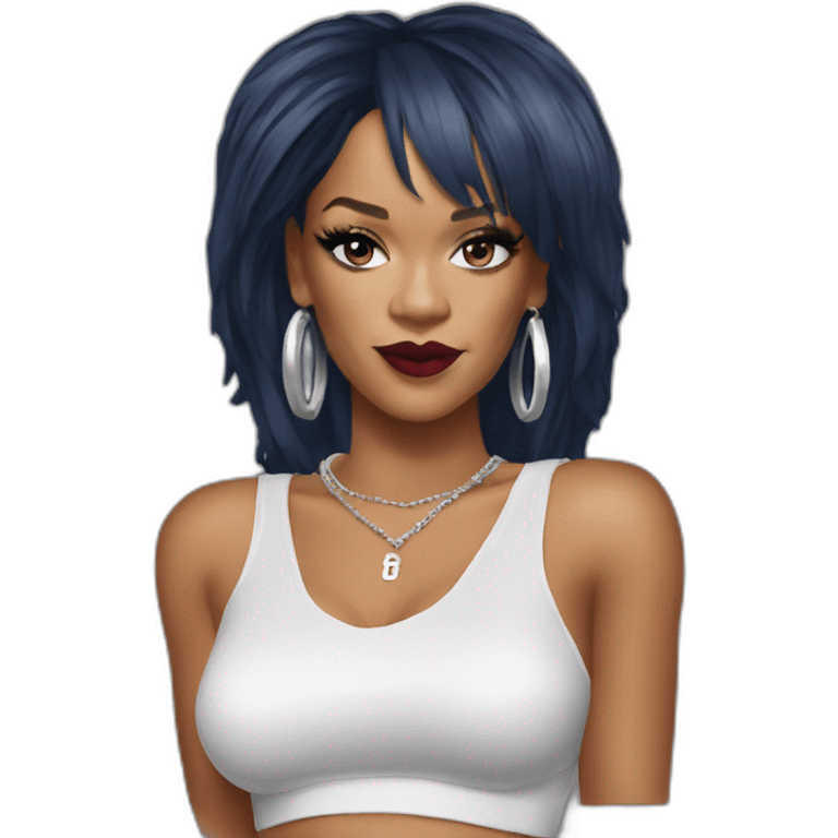 Rihanna superbowl emoji