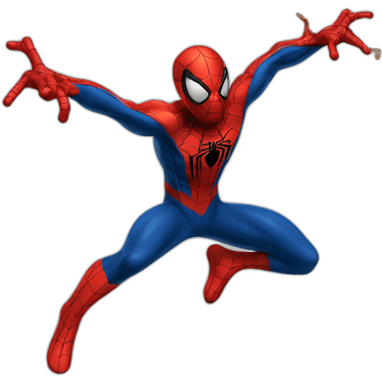 Spiderman qui fait un dab emoji