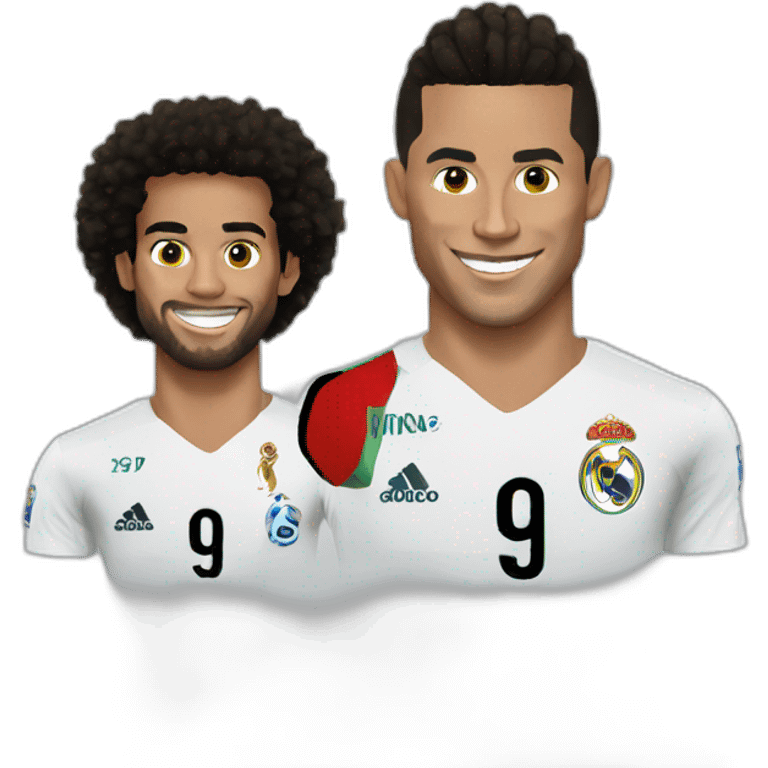 Cr7 and Marcelo emoji