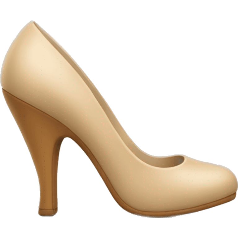 Beige heel emoji