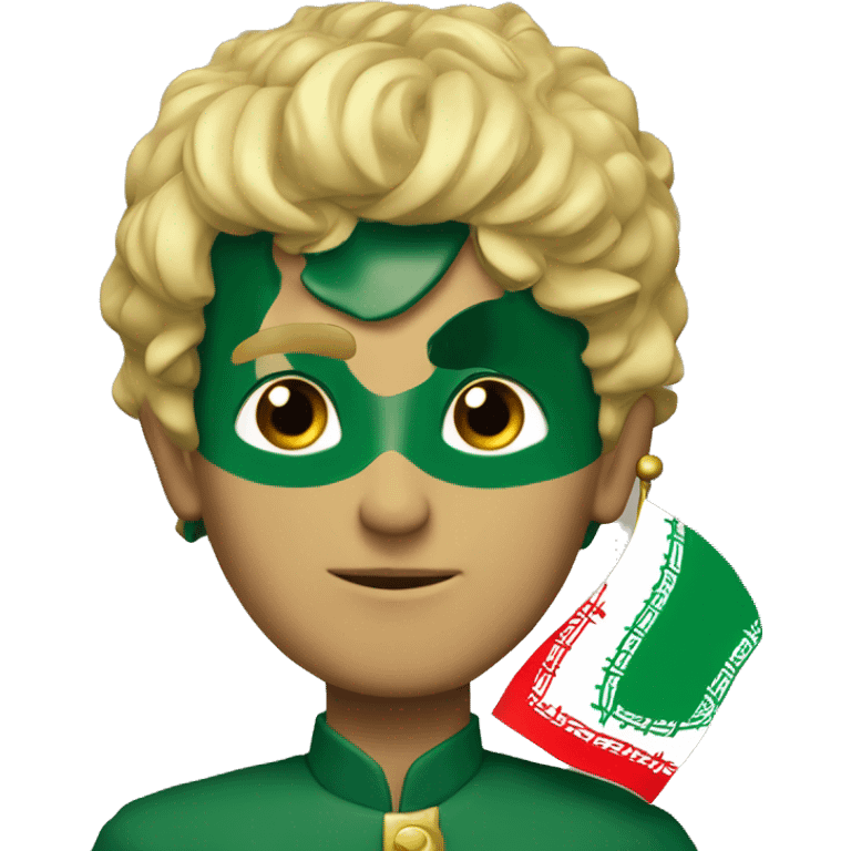 homelander with iran flag and wtihout allah name emoji