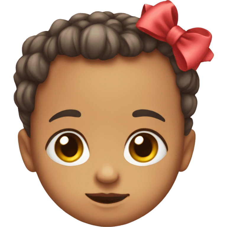 Baby bow emoji